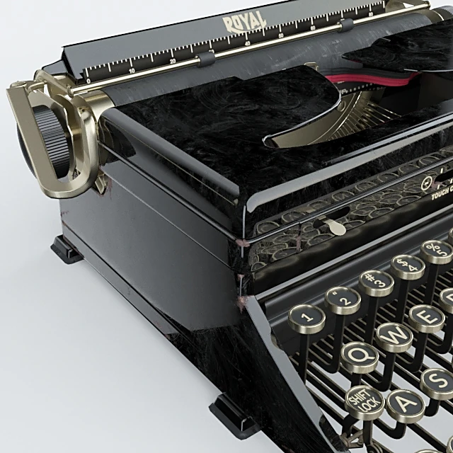 Typewriter Portable Standard Model O 1936 by Royal (2)