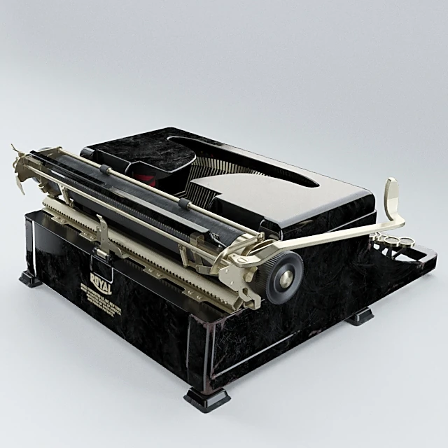 Typewriter Portable Standard Model O 1936 by Royal (3)