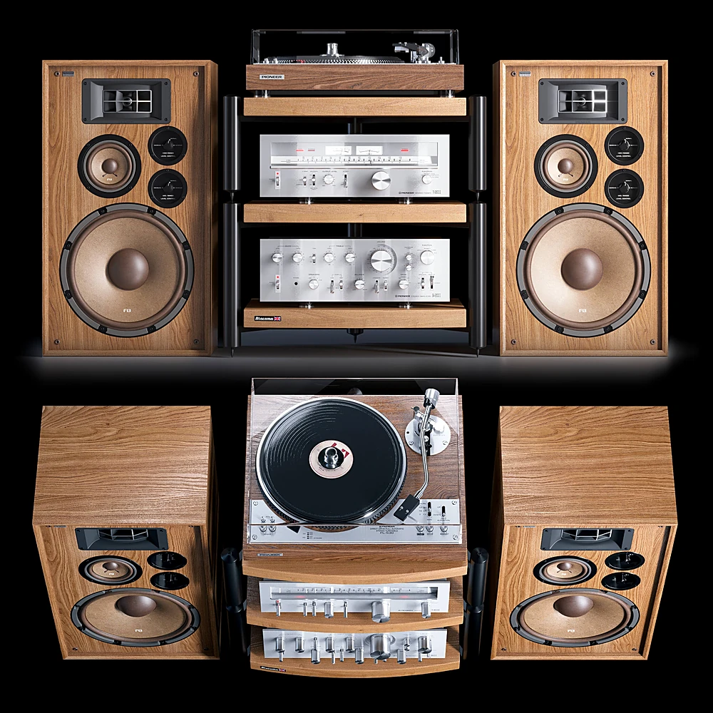 Vintage Hi-Fi System 70x by Pioneer