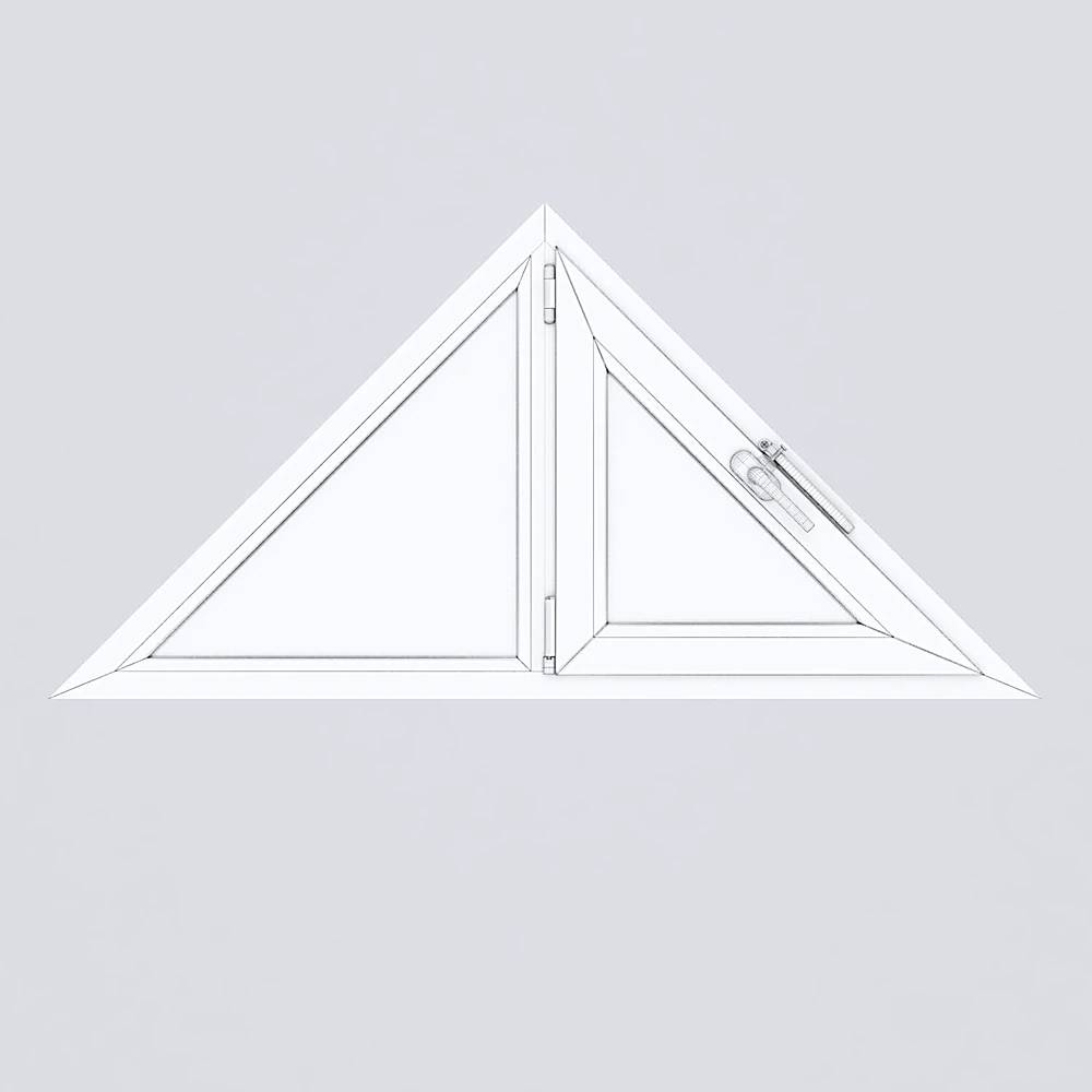 Plastic Window Set with Various Geometric Shapes (2)