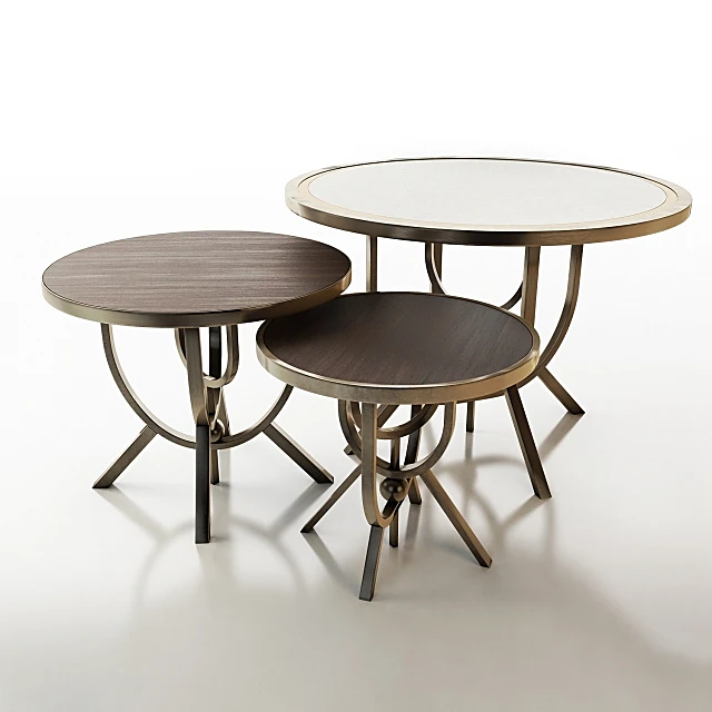 Coffee Table Set by Deniz Tunc Elverdi