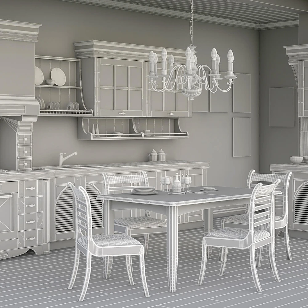 Kitchen Set Country by Verona Mobili (5)