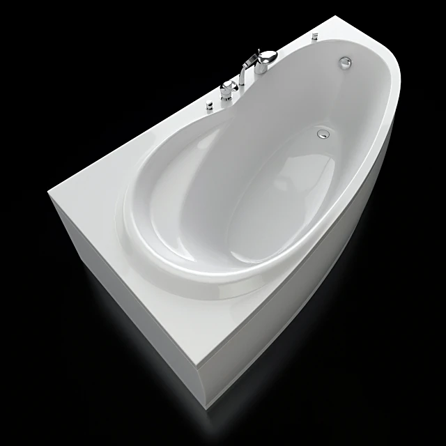 Corner Bathtub Naos 180 by Alpen