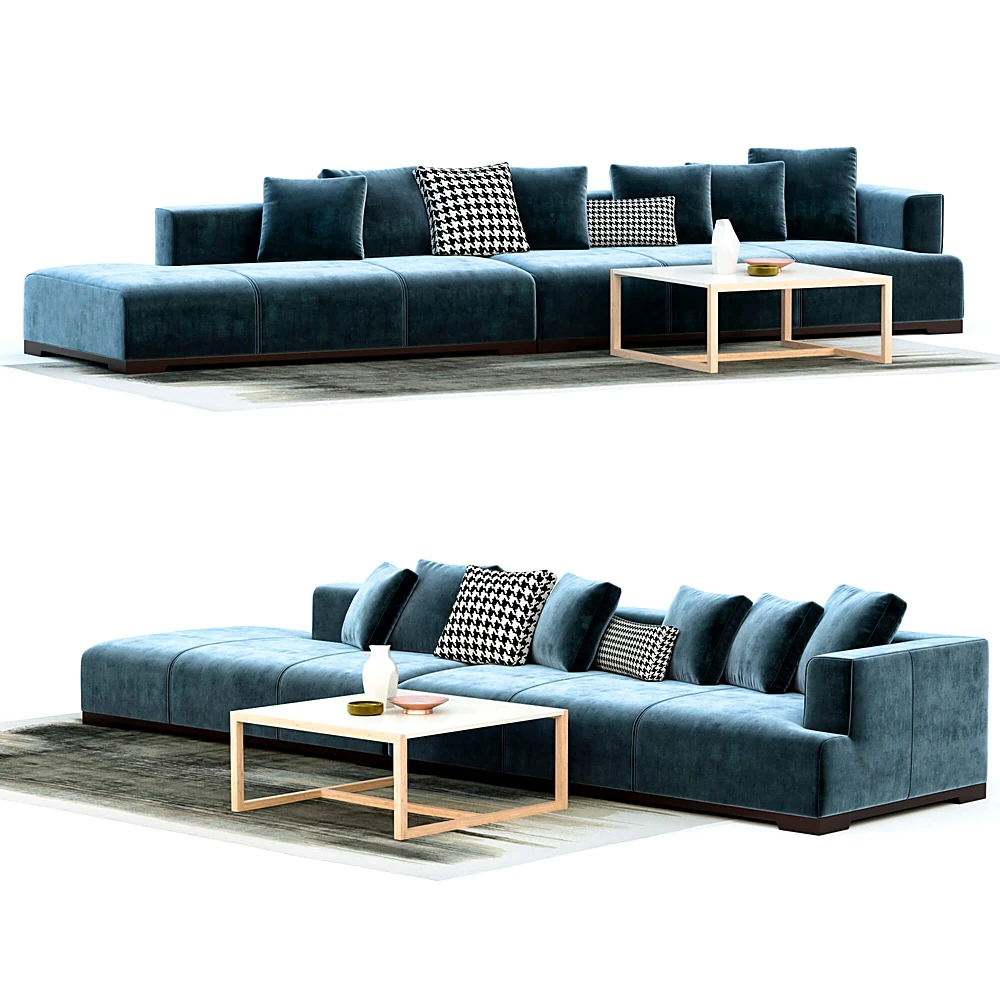 Sectional Sofa Attico by Frigerio Salotti