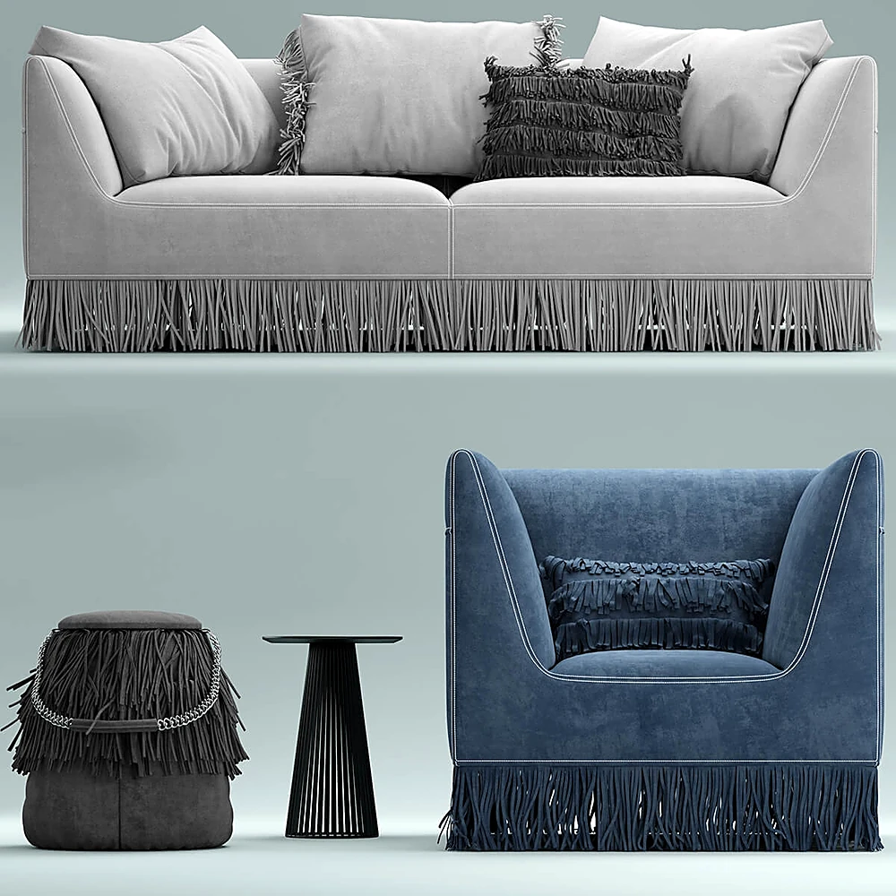 Armchair and Sofa Set Marilyn by Gamma
