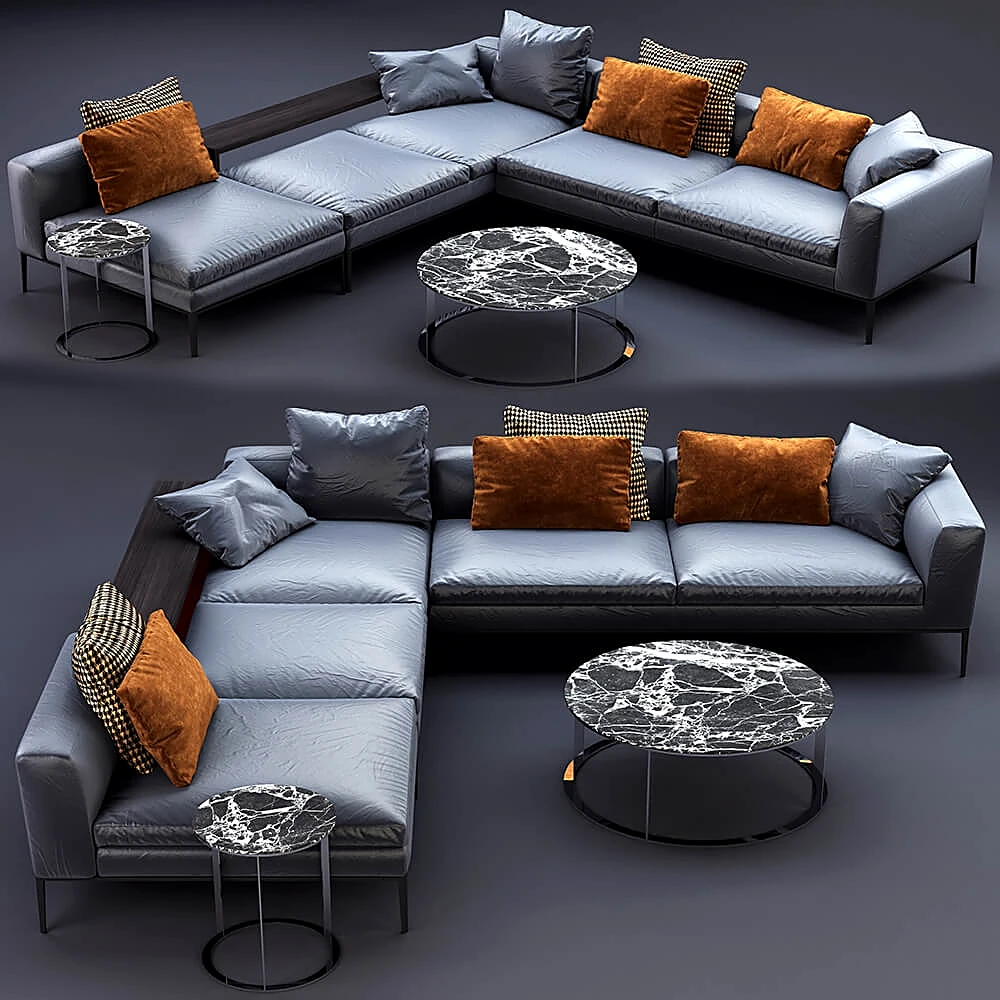 Corner Sofa Michel by B&B Italia