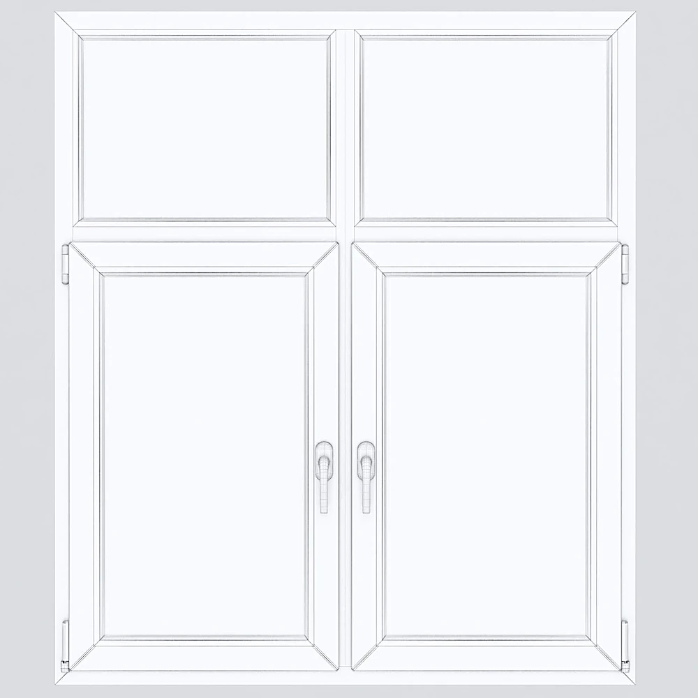 Set of Plastic Windows with Multiple Configurations (2)