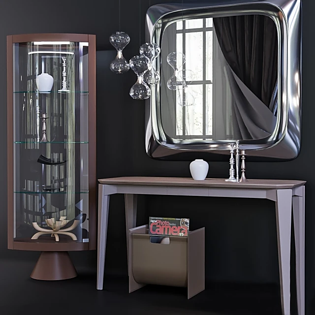 Sideboard & Chest of Drawer / Mirror 1