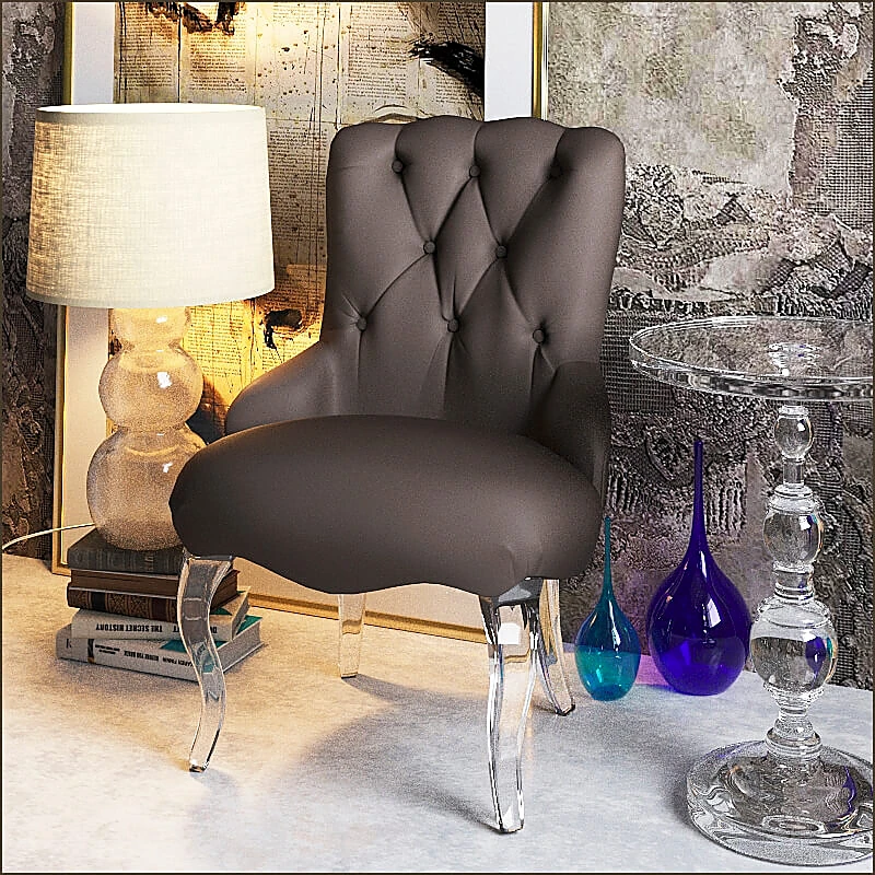 Glass Side Table slipper Tra Sidcha 009 by Caracole (2)