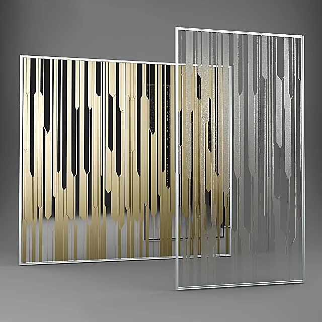 Modern Geometric Decorative Panel