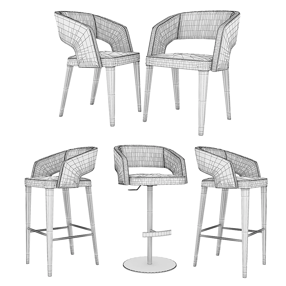Bar chair Jolly by Potocco (2)