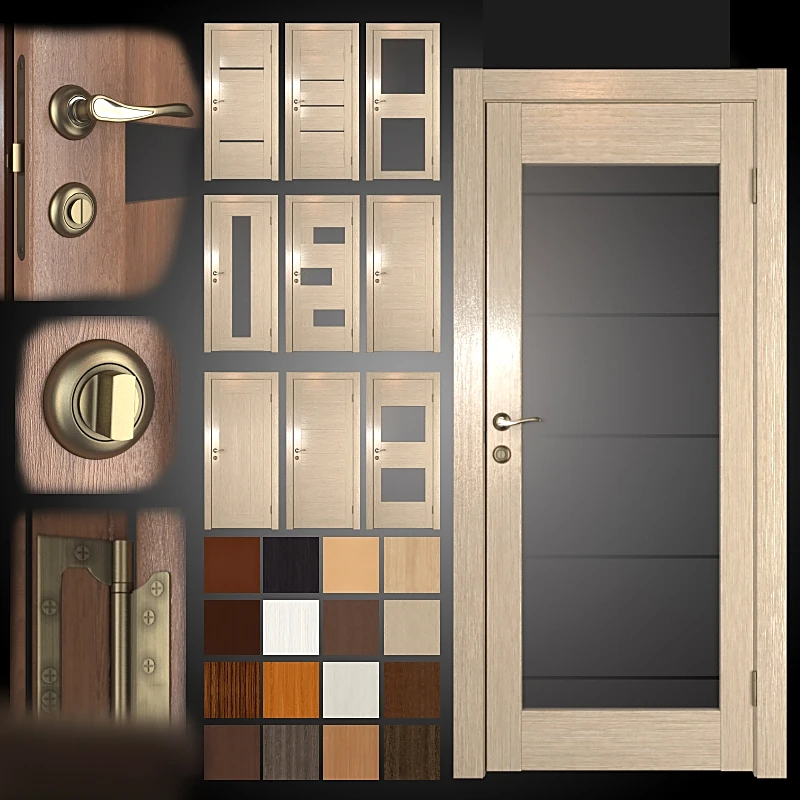 Interior Door Collection with Modern Designs and Multiple Finishes