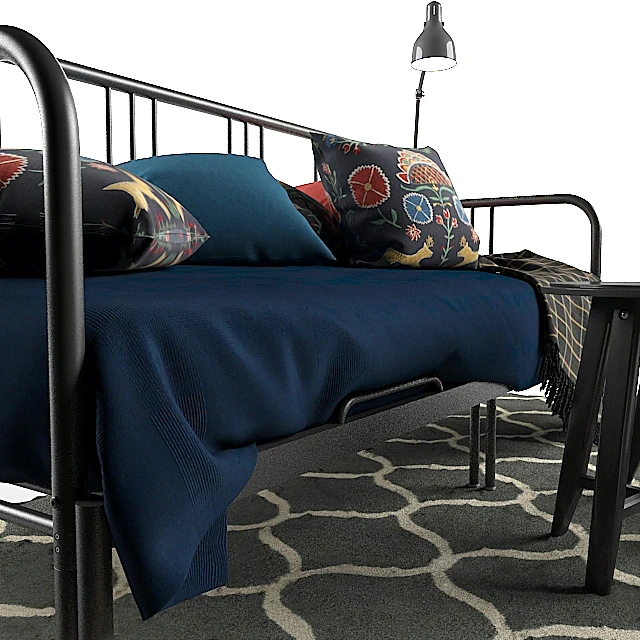 Set Divano Letto e Cassettiera Fyresdal Hermnes di IKEA (2)