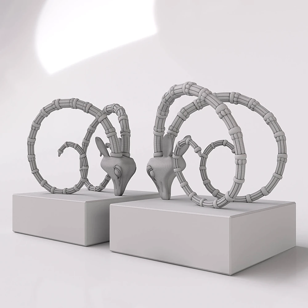 Bookends Ibex set of 2 by EICHHOLTZ (4)