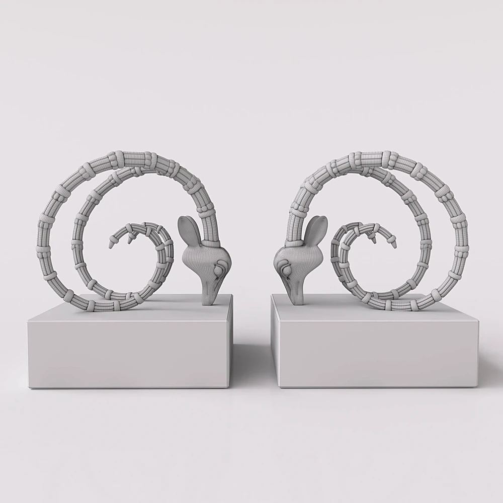 Bookends Ibex set of 2 by EICHHOLTZ (6)