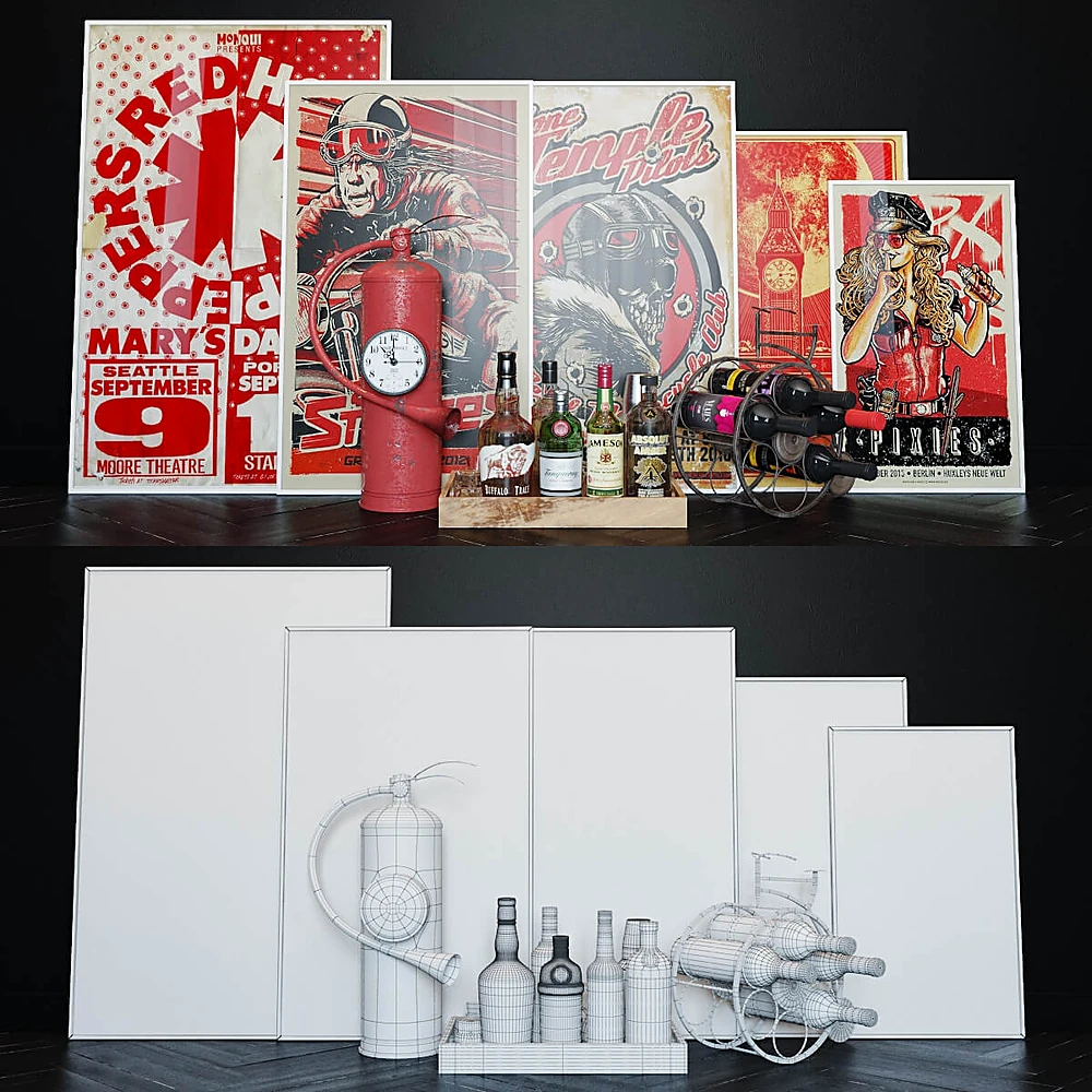 Conjunto decorativo 1