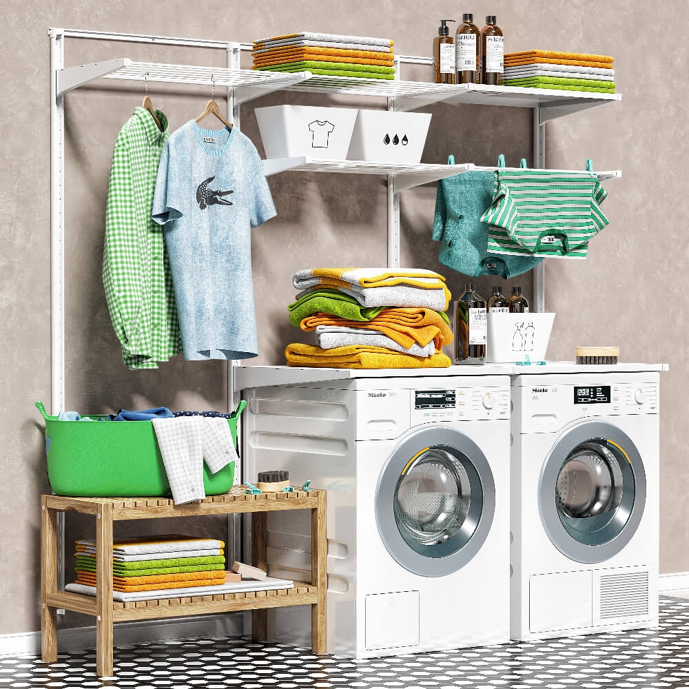 Washing machines Miele - Download the 3D Model (12596) | zeelproject.com