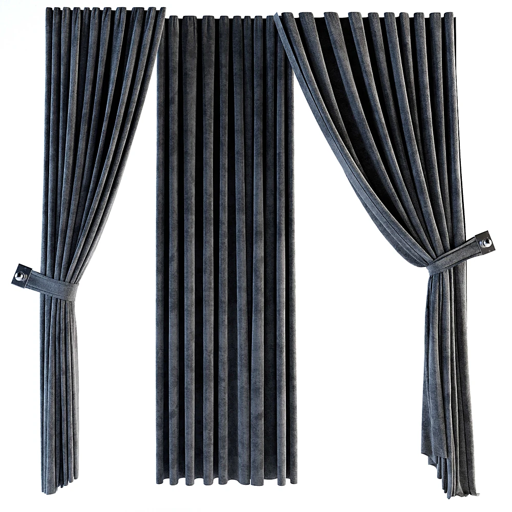 Curtains with three styling options