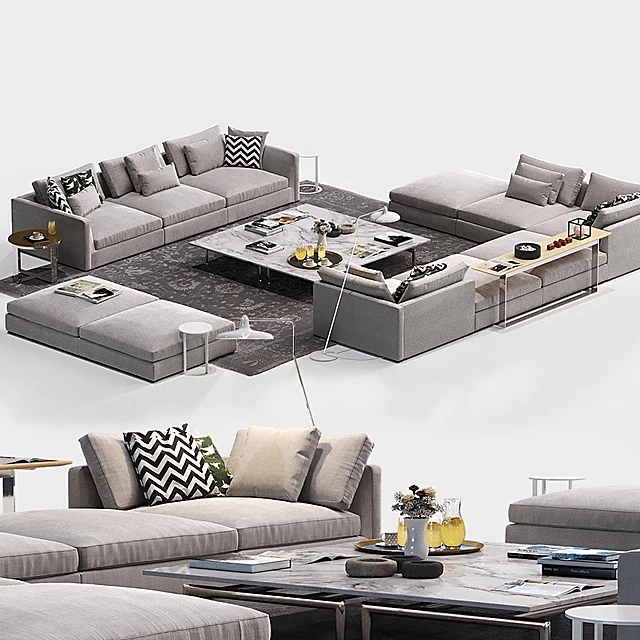 Sectional Sofa Richard 3 by B&B Italia