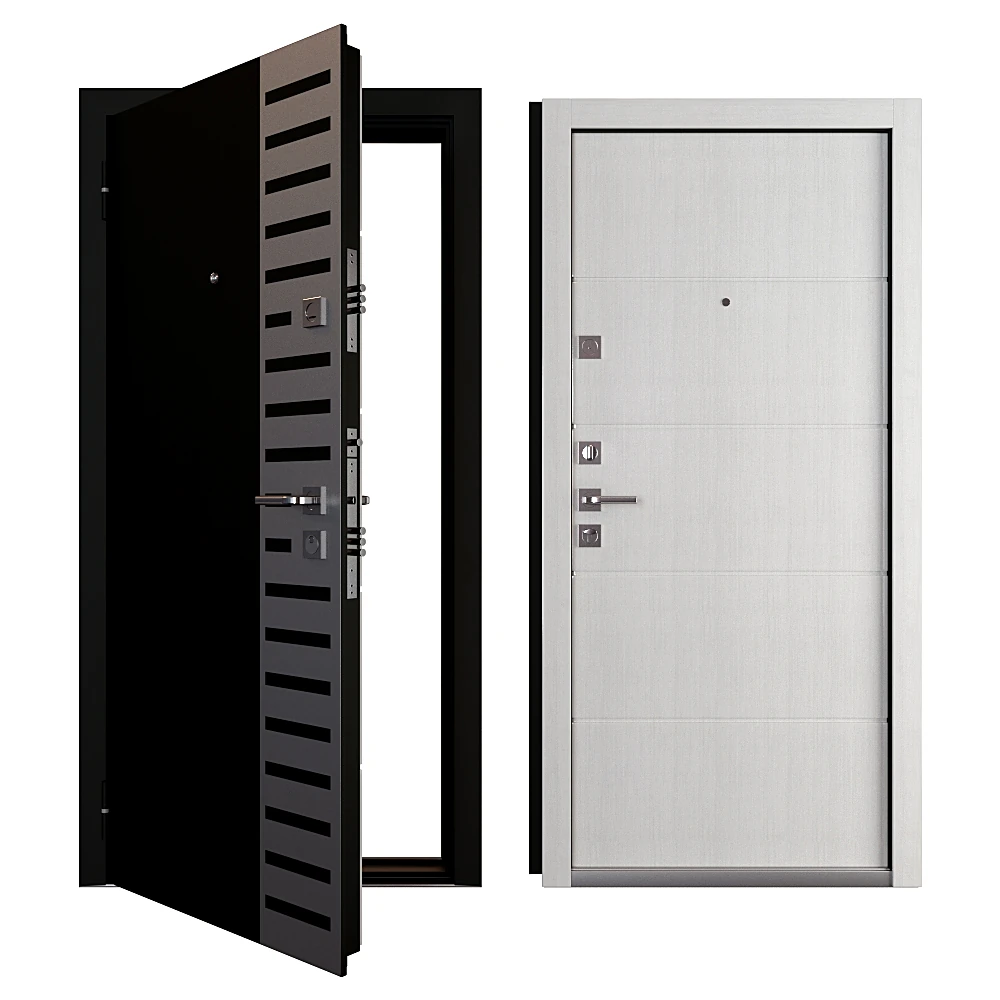 Modern Entrance Metal Door Isoterma