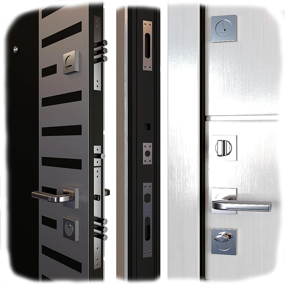 Modern Entrance Metal Door Isoterma (3)