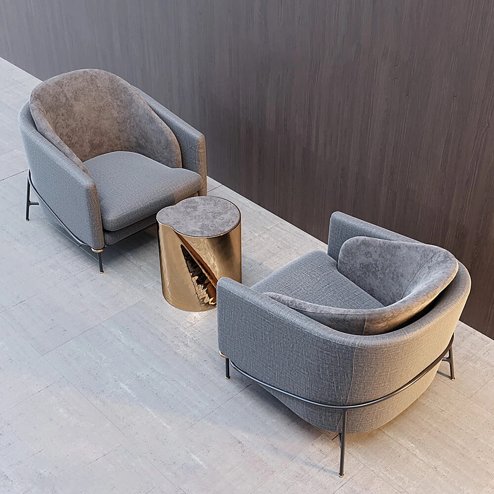 Armchair Fil Noir by Minotti (2)