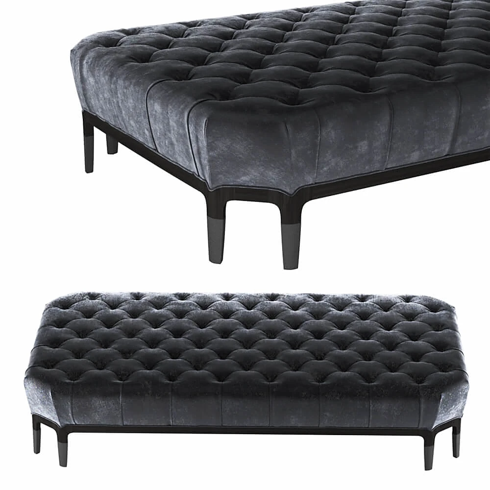 Cocktail Ottoman Celestite 6188O by Baker (2)