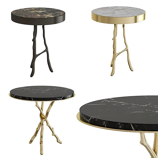 Side Tables Veritas and Westchester Collections by Eichholtz