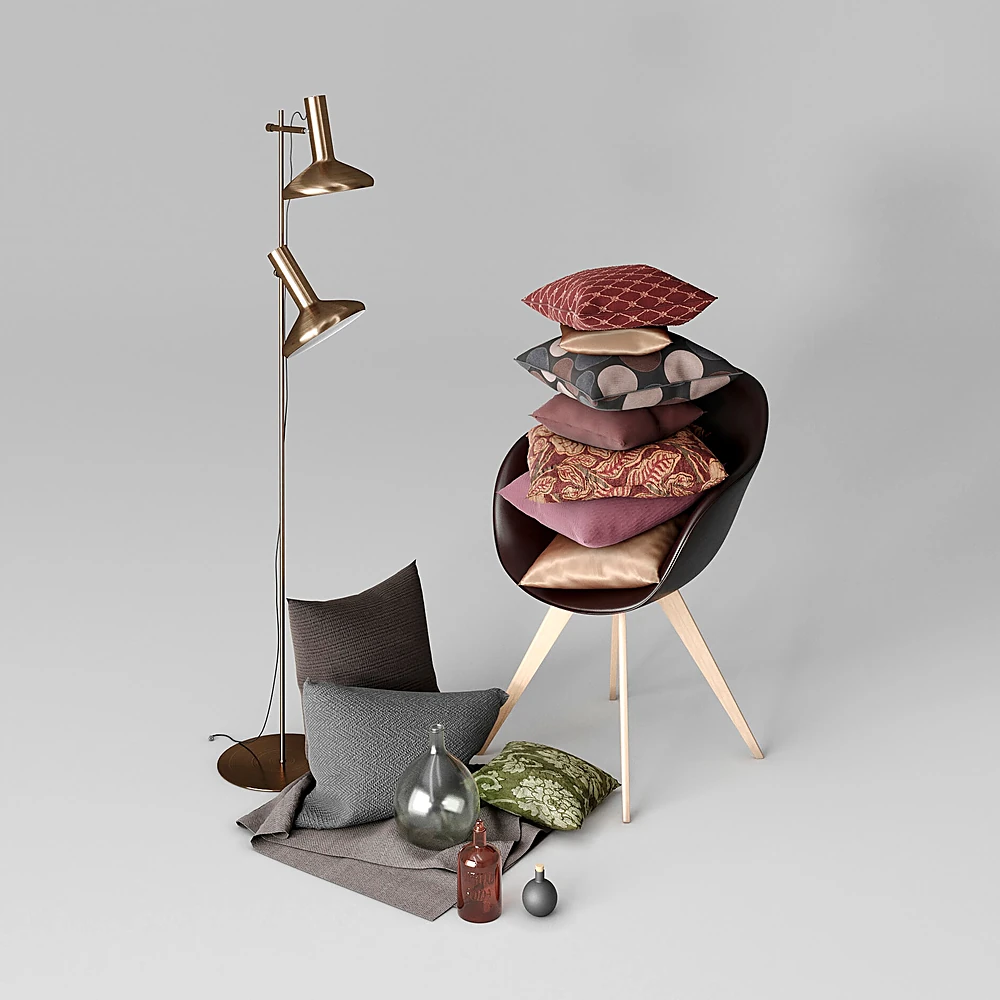 Furniture Set Adelaide Chair and duo Stehlampe by BoConcept (2)