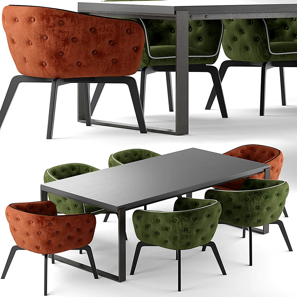 Armchair Quadrille Bridge by Roche Bobois