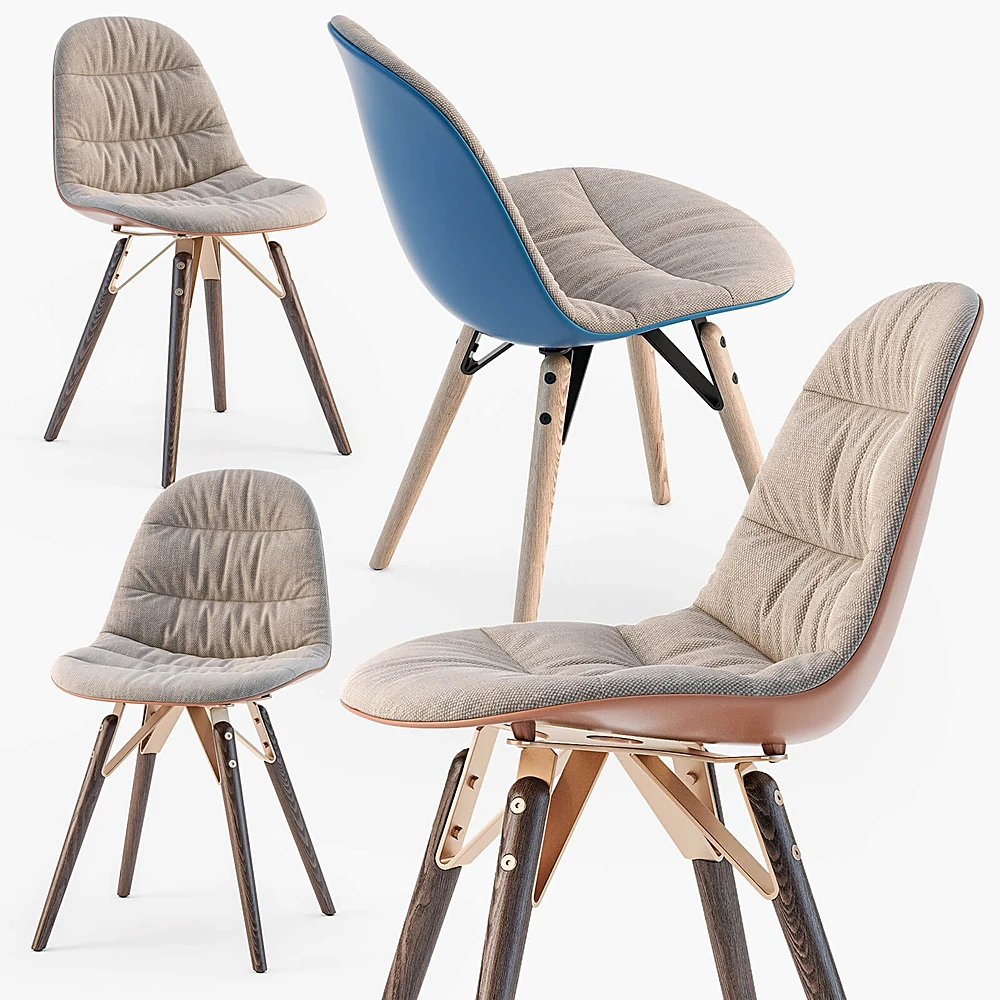 Dining Chair Mood covered by Bontempi