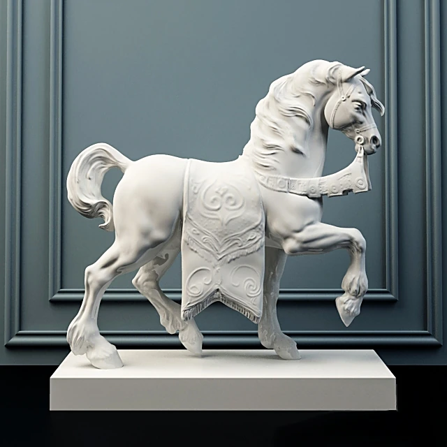 Sculpture Palace Horse by Lladro