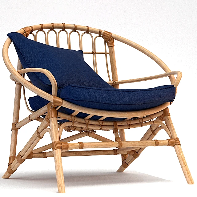 Armchair Luling Rattan by Pottery Barn
