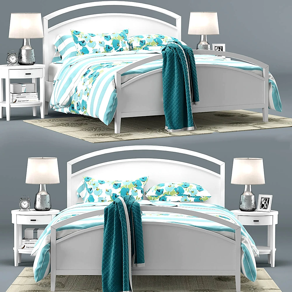 Bed Arch White by Crate and Barrel