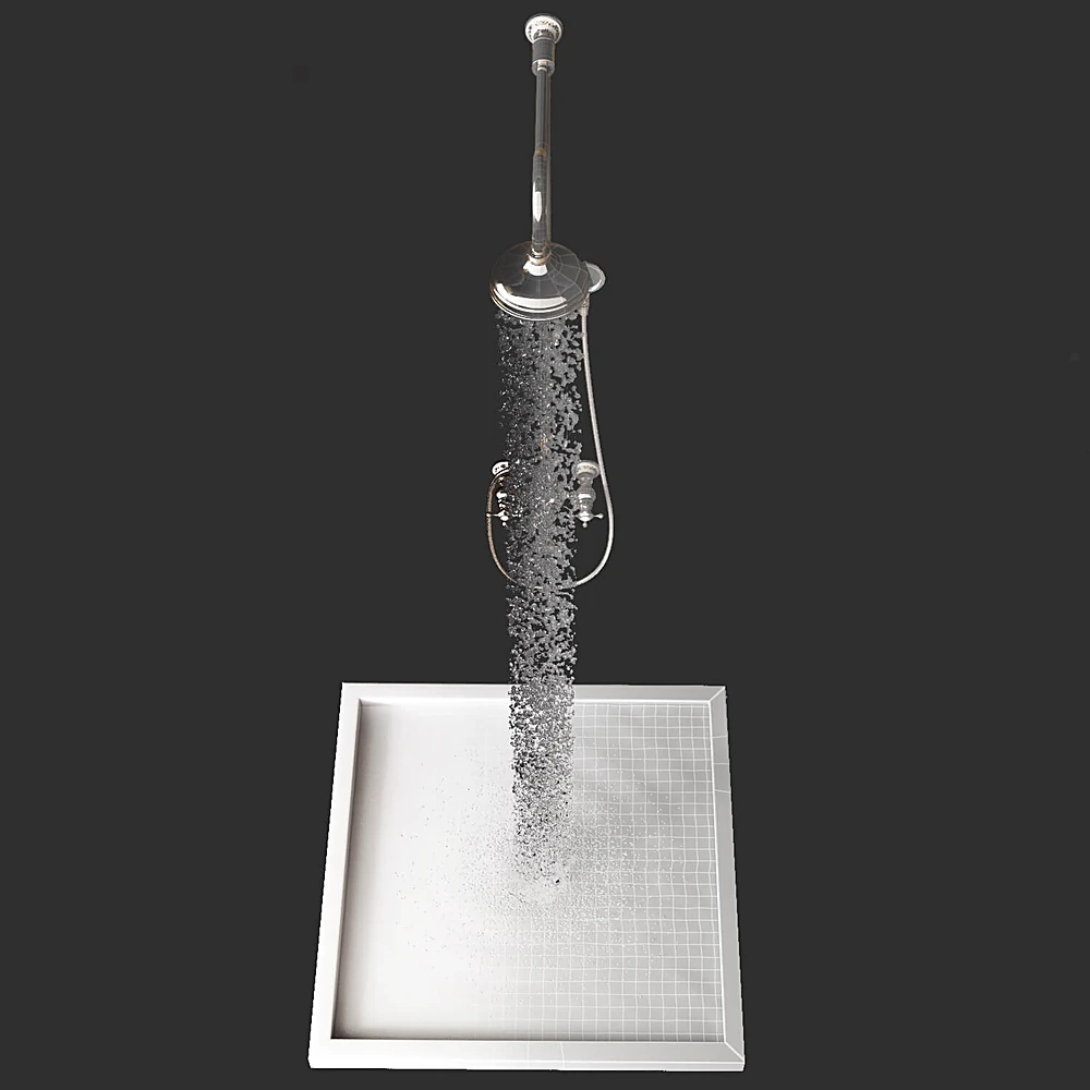 Classic Polished Metal Shower System (2)