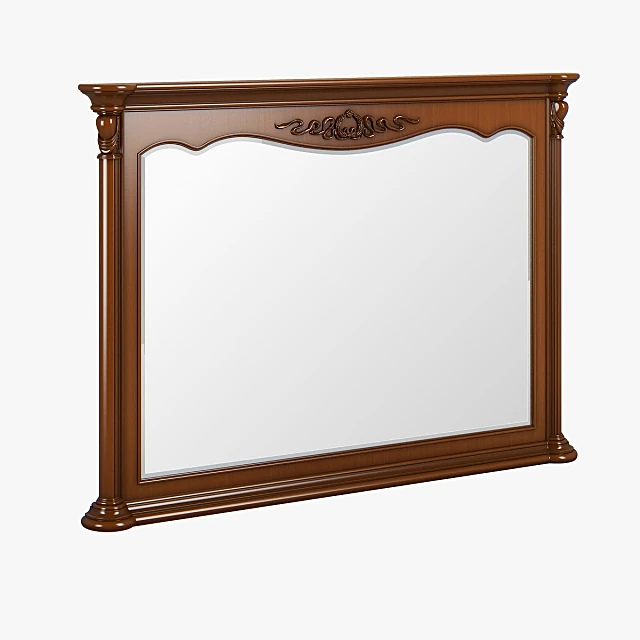 Buffet Mirror with Classic Wooden Frame