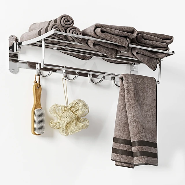 Foldaway Towel Rack by Zangra