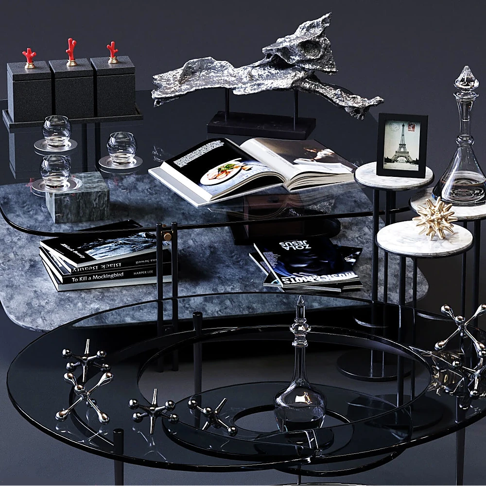 Coffee Table Set 01 by Cattelan Italia