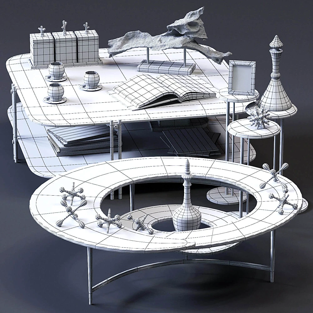 Coffee Table Set 01 by Cattelan Italia (6)
