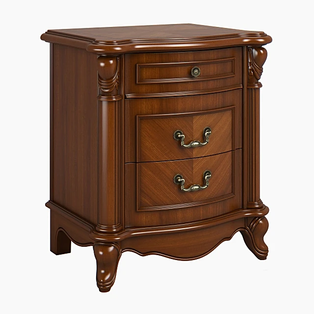 Classic Dark Wood Night Stand