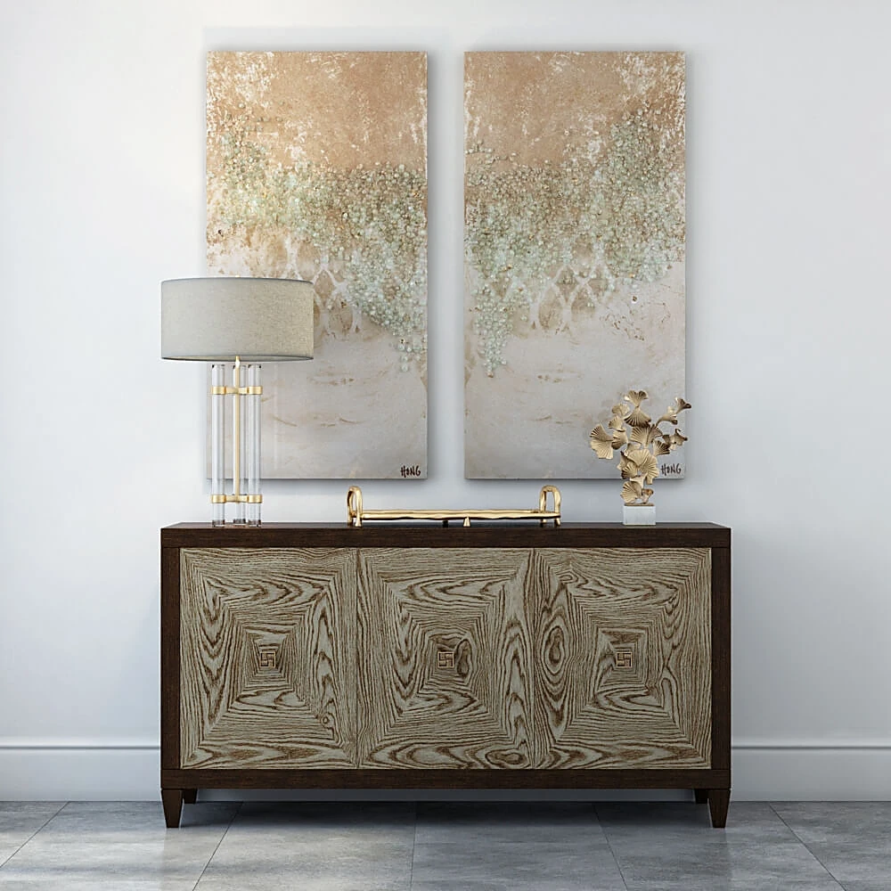 Sideboard & Chest of Drawer / Table lamp 1