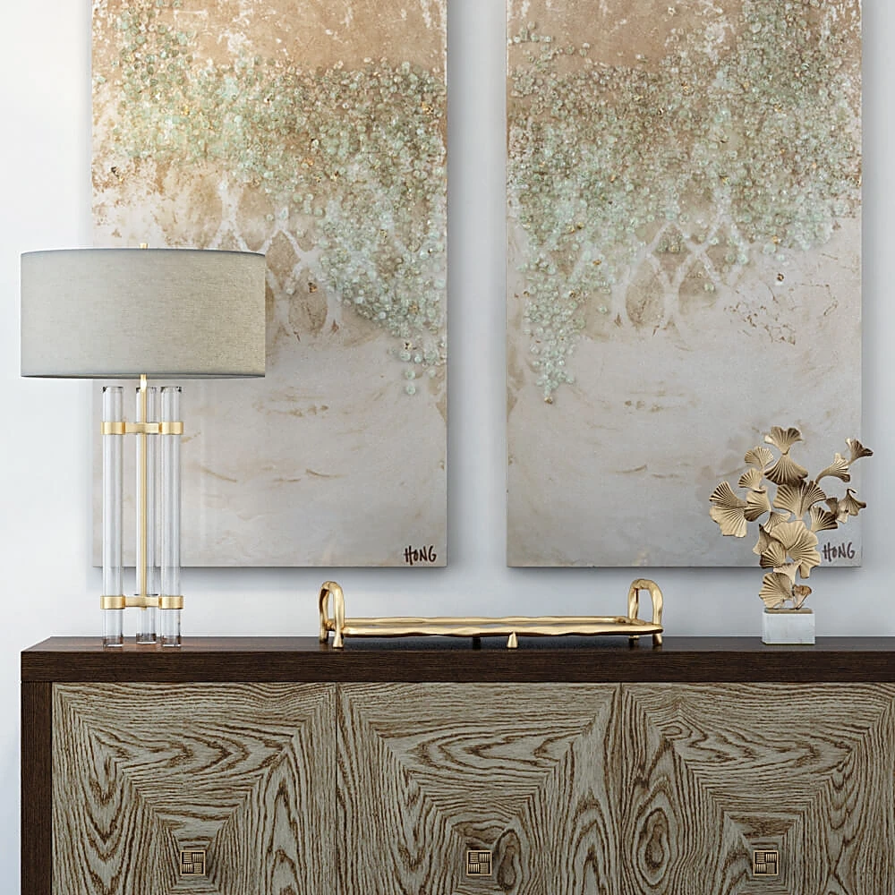 Sideboard & Chest of Drawer / Table lamp 2