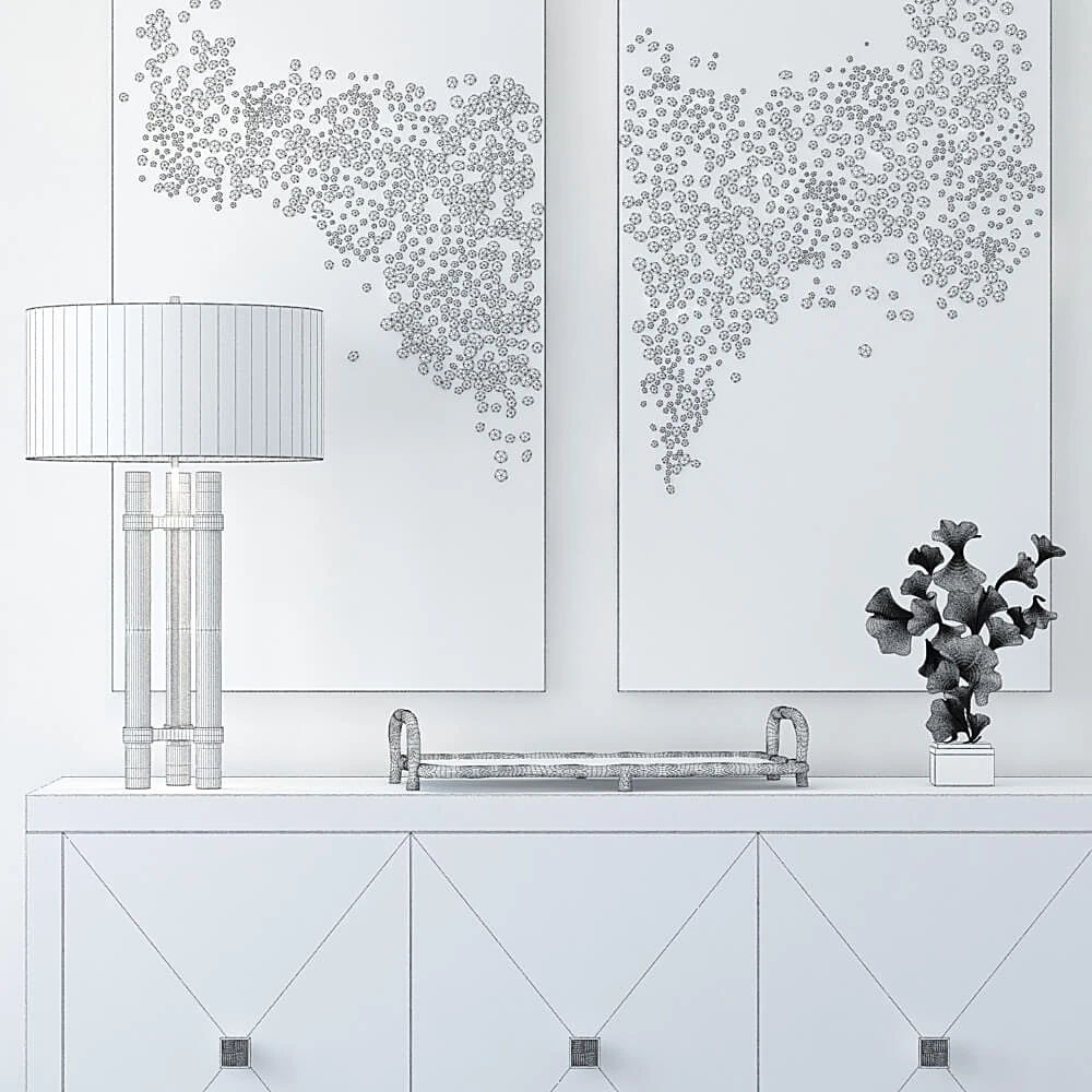 Sideboard & Chest of Drawer / Table lamp 3