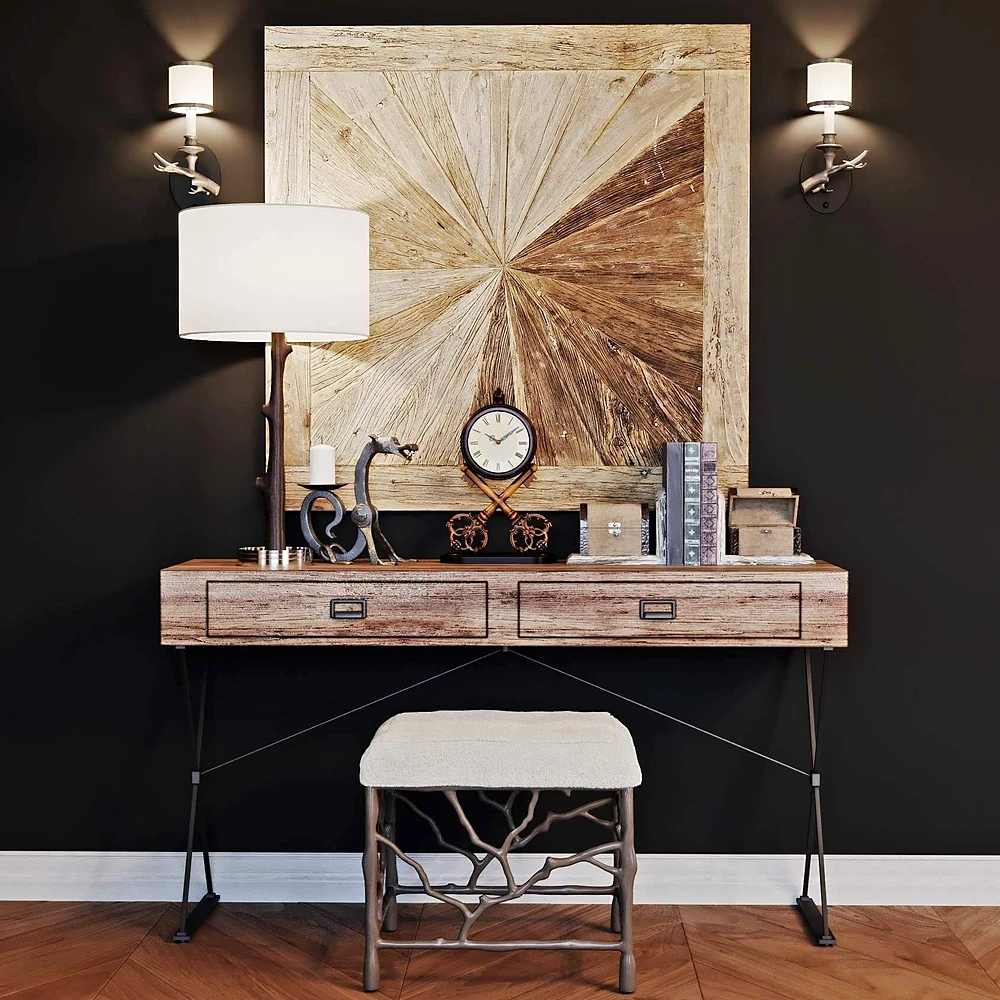 Rustic Modern Console Table by LoftDesigne