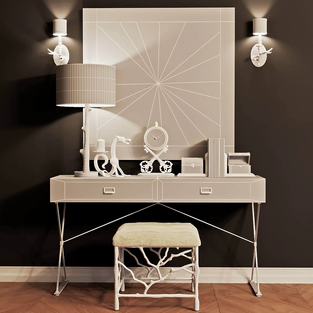 Rustic Modern Console Table by LoftDesigne (5)