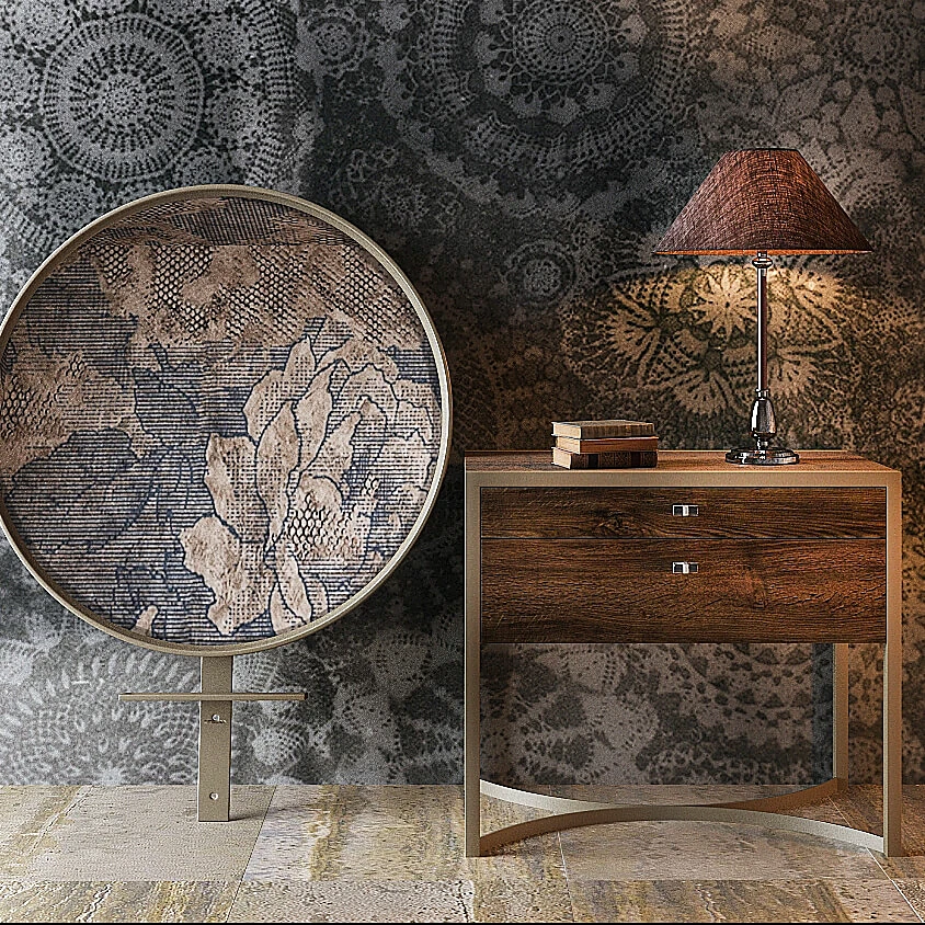 Sideboard & Chest of Drawer / Table lamp 1