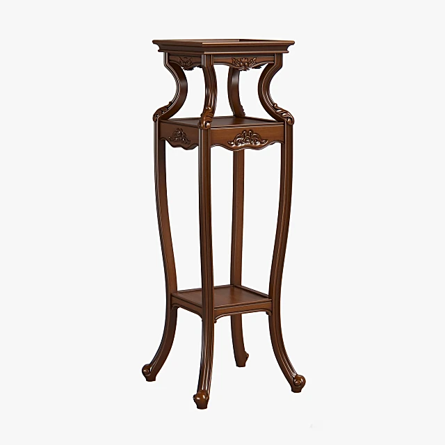 Classic Wood Flower Stand