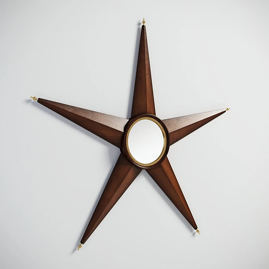 Starburst Mirror 901.015-CRC by Gramercy home