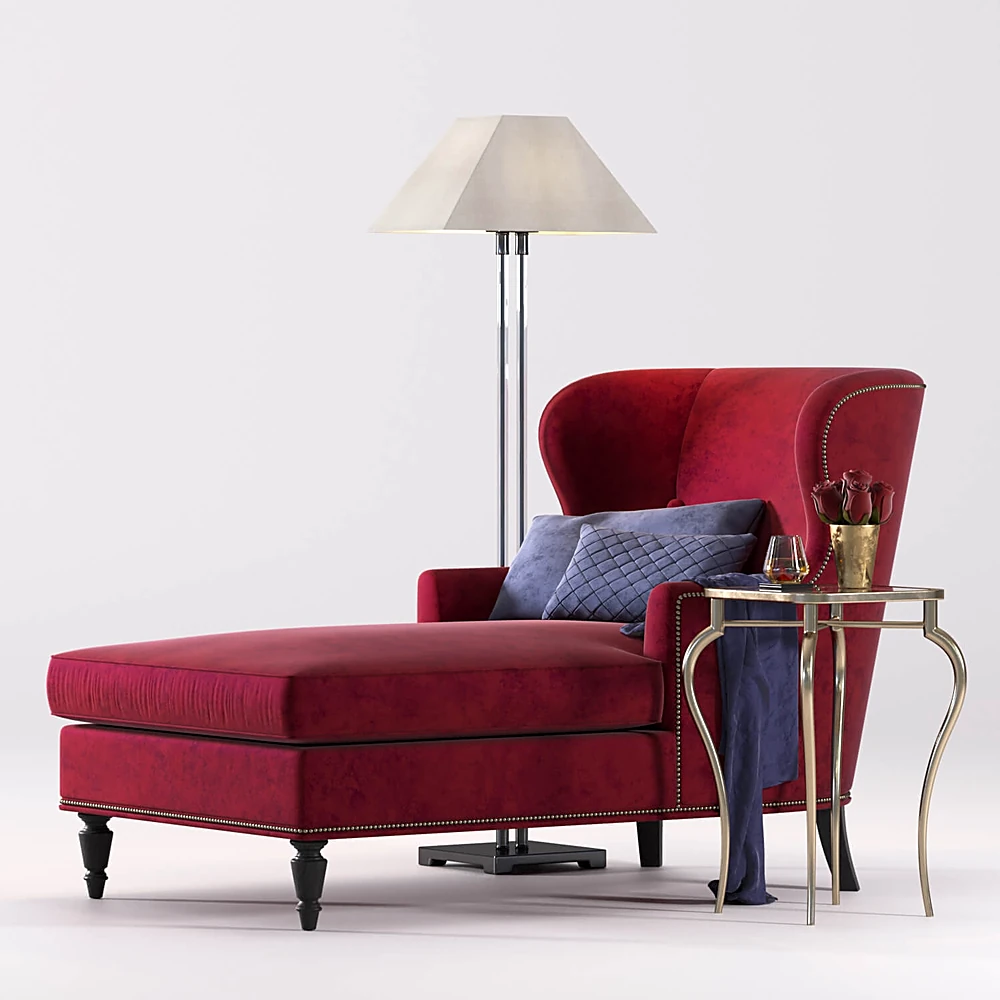 Chaise Lounge Nadine by Bernhardt
