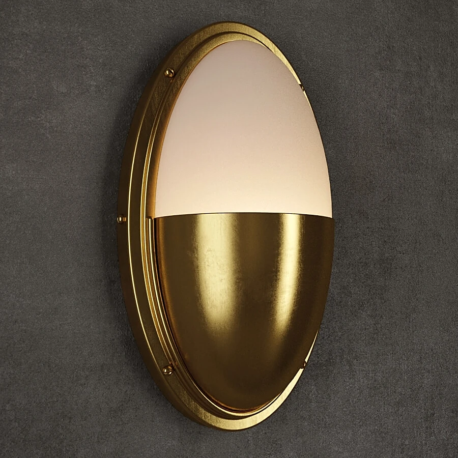 Wall light Pascal SN055-1-BRS by Gramercy Home